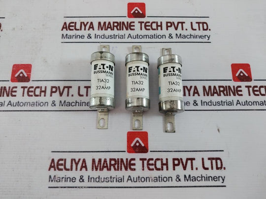 Lot of 5X Eaton TIA32 Bussmann Series HBC Fuse Link 32 Amp 660V AC