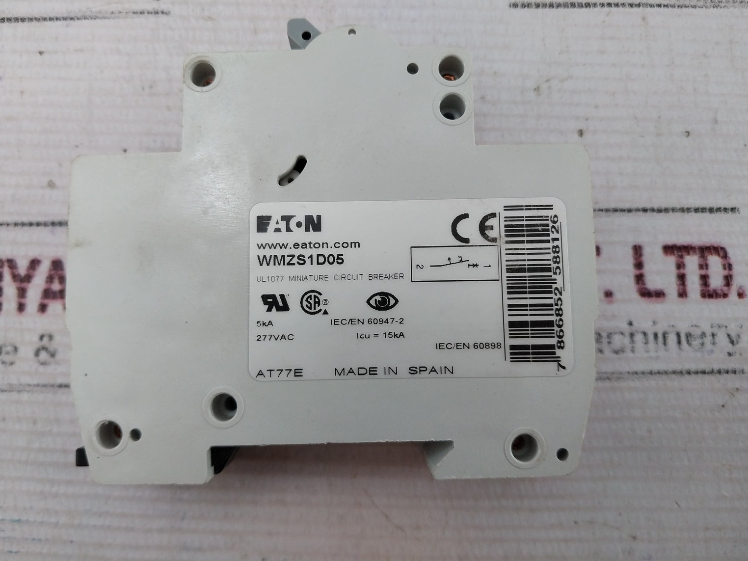 Eaton Wmzs1D05 Miniature Circuit Breaker