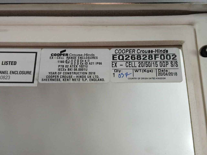 Eaton Xcl Crouse-hinds Explosionproof Lighting Contactor Ip66/690V
