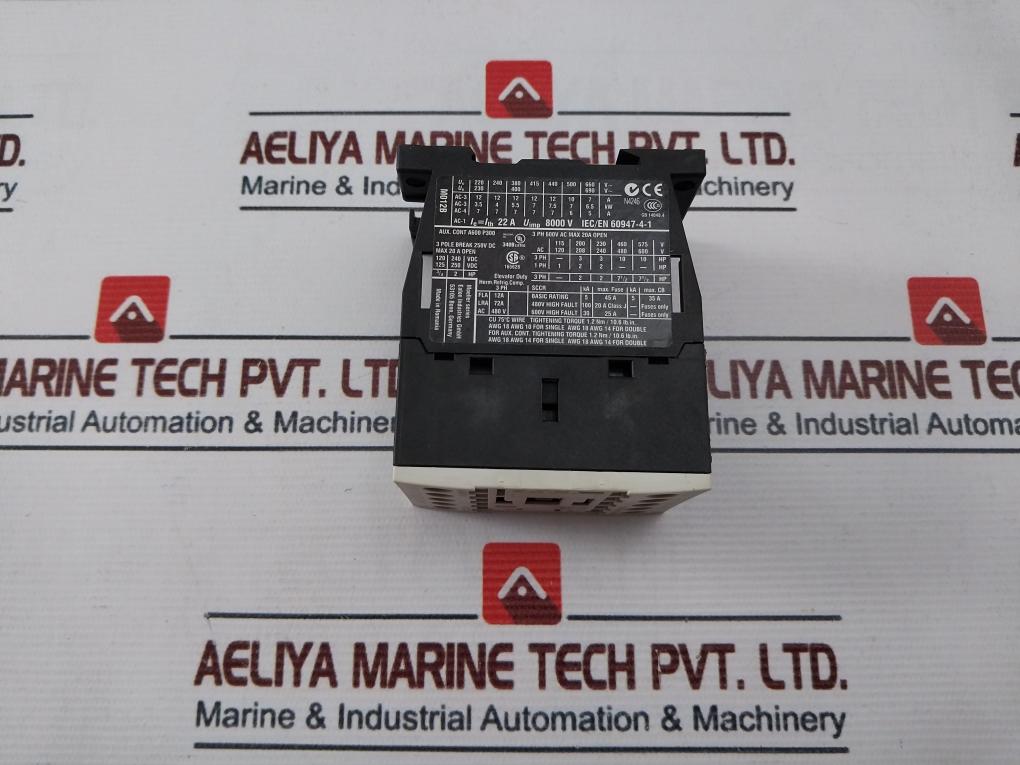 Eaton Xtce012B10 3 Pole Contactor 50/60Hz