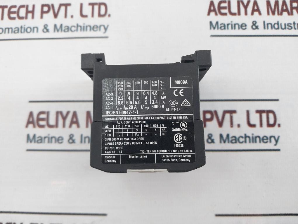 Eaton Xtmc9A01 Contactor 20 A 6000 V