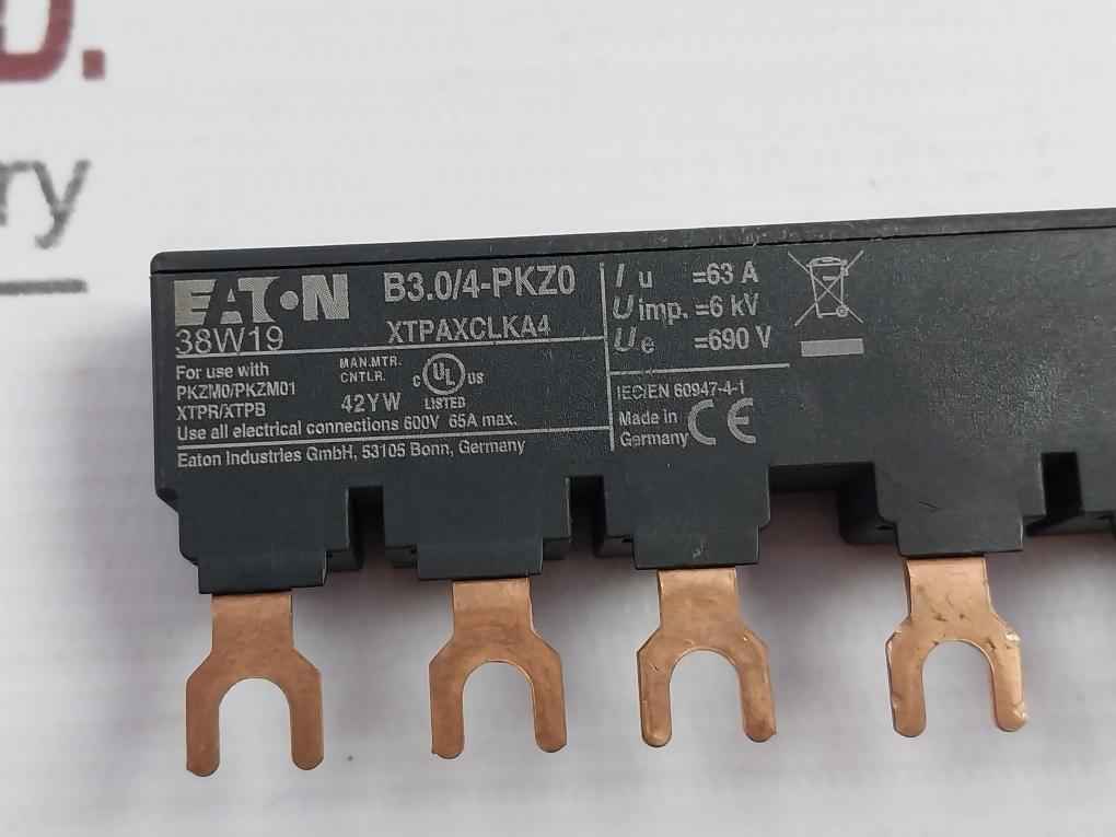 Eaton Xtpaxclka4 Commoning Link 600V 65A 38W19