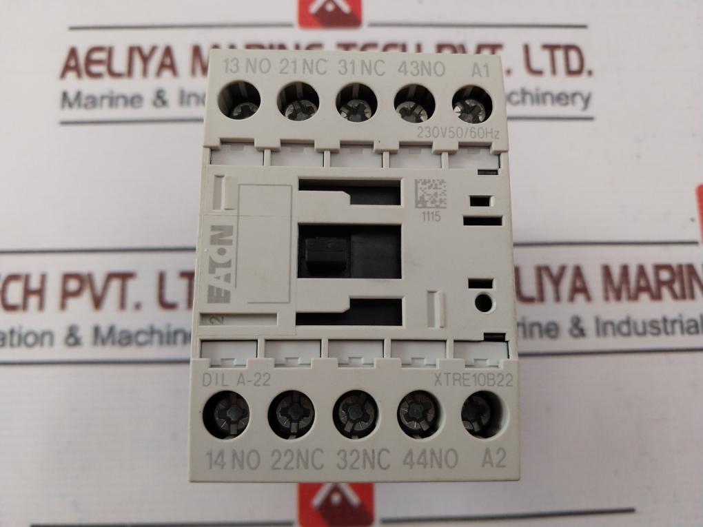 Eaton Xtre10B22 Contactor Relay Dil A-22, 230V 50/60Hz 16A