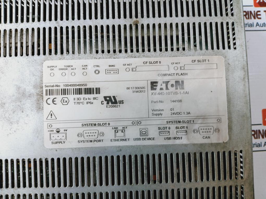 Eaton Xv-440-10Tvb-1-1Ai Operator Interface 24Vdc 1.3A