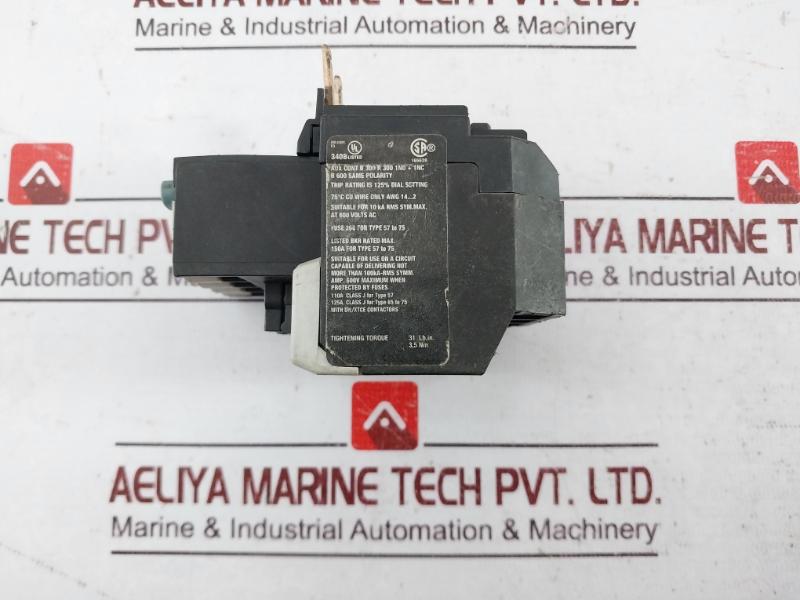 Eaton Zb65-57 Thermal Overload Relay Xt0B057Dc1 6A 690V 160 A Gl/Gg