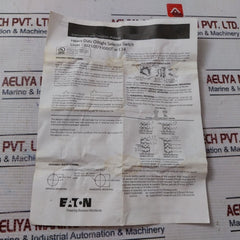 Eaton 10250T4011 Pushbutton Heavy Duty Oiltight Selector Switch