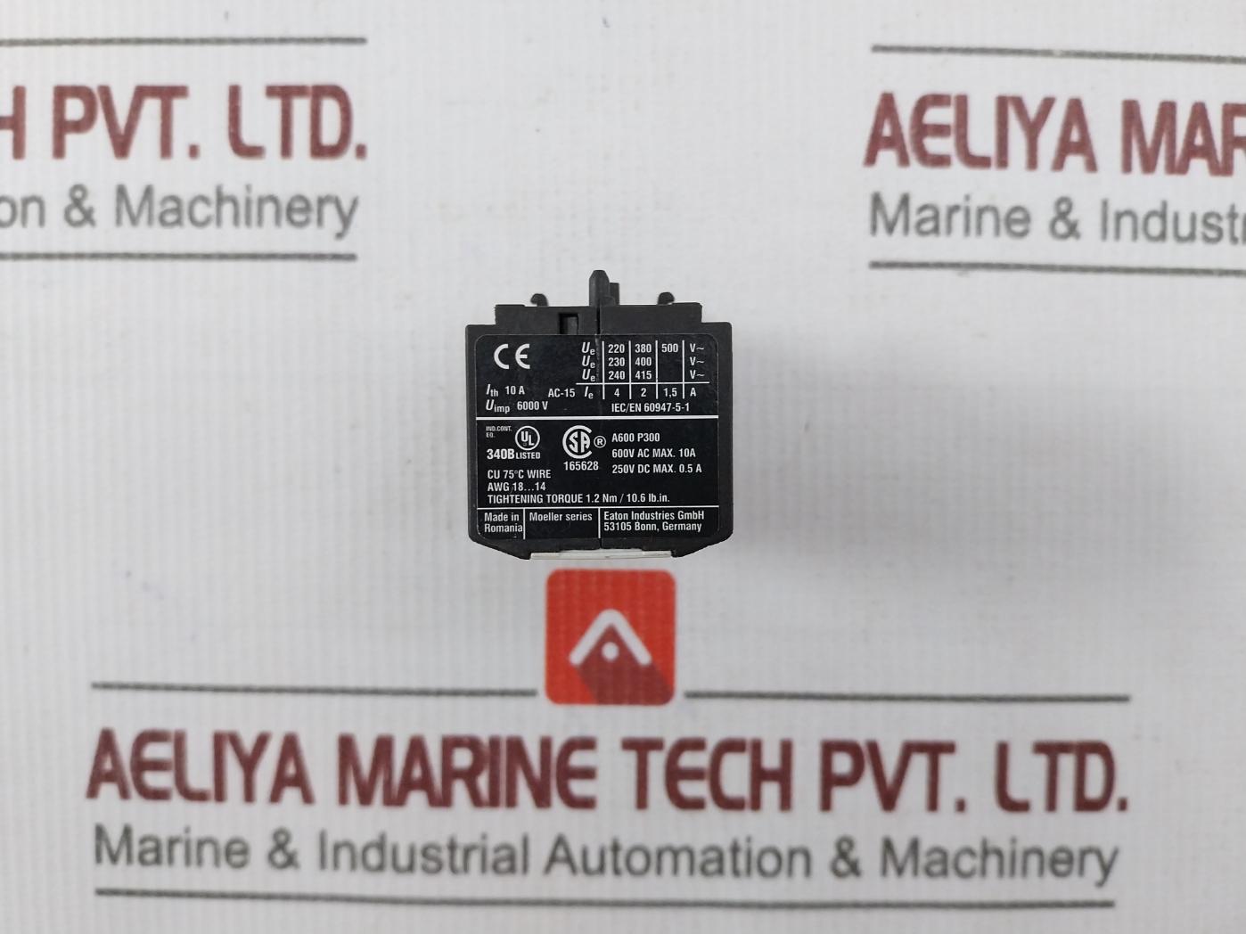 Eaton 22 Dile Auxiliary Contact Module 10A