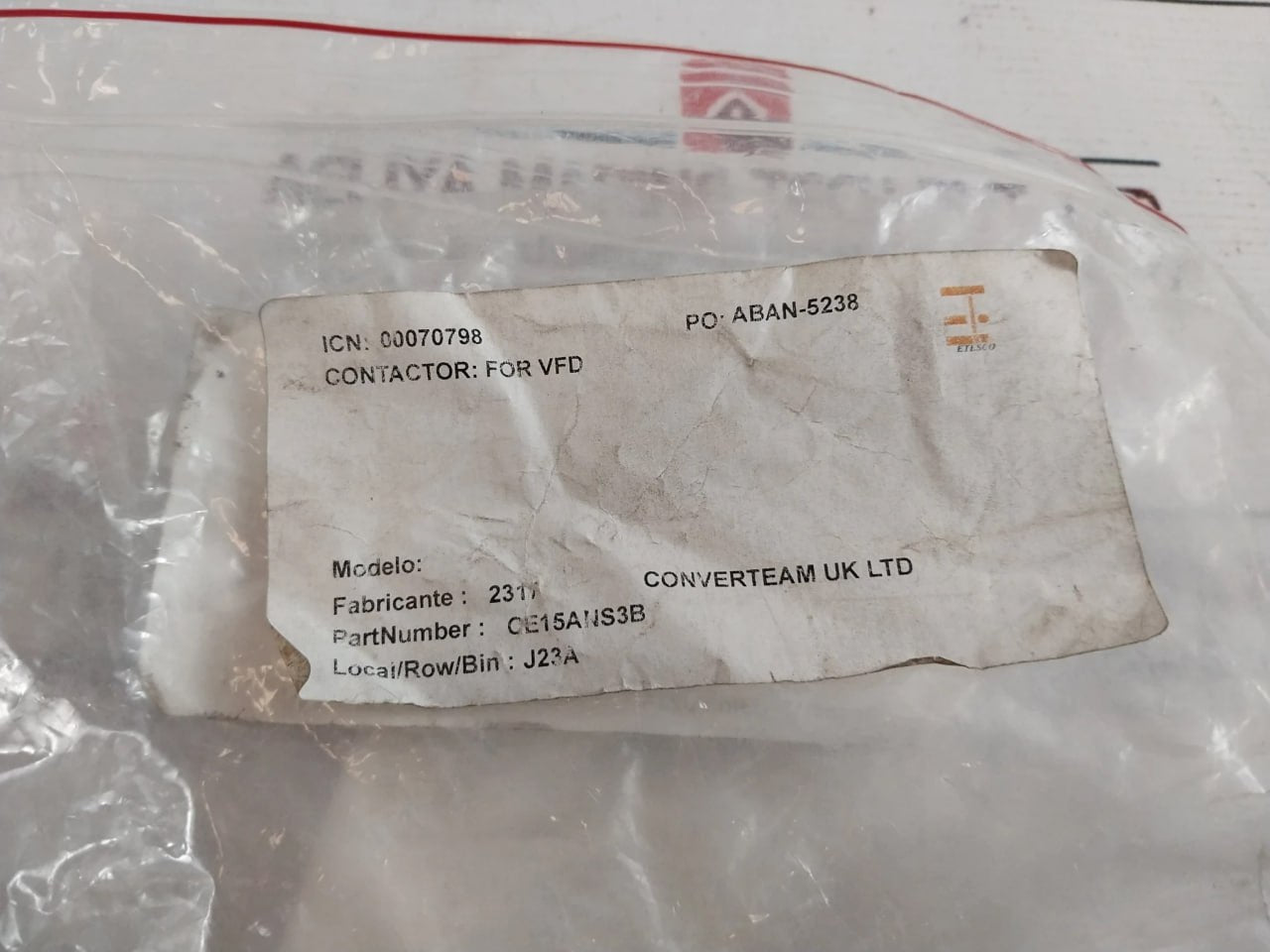 Eaton Ce15Ans3 Iec Contactor Ce15Ans3B