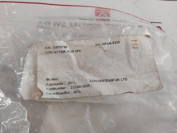 Eaton Ce15Ans3 Iec Contactor Ce15Ans3B