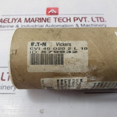 Eaton Cvi 40 D20 2 L 10 Cartridge Valve For Thruster Lubrication Unit 6765267