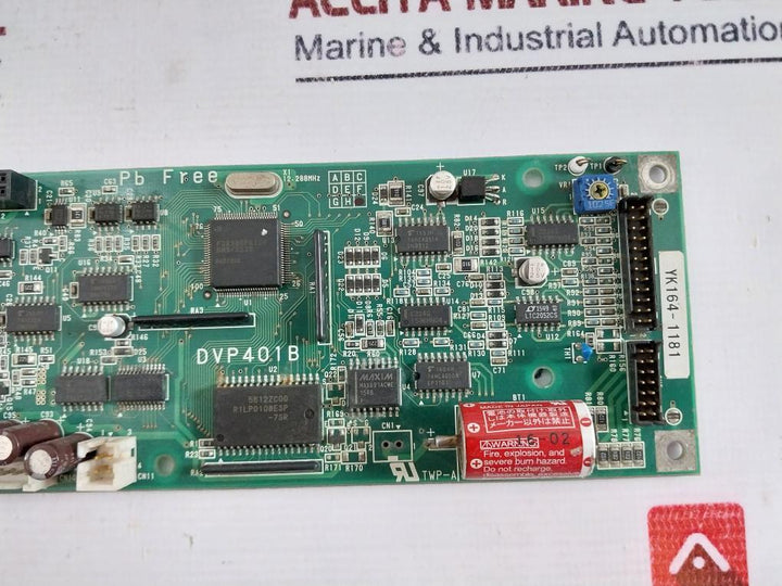 Ebara Dvp401B Pc Board Roughing Pump Component Yk164-1181 Twp-a