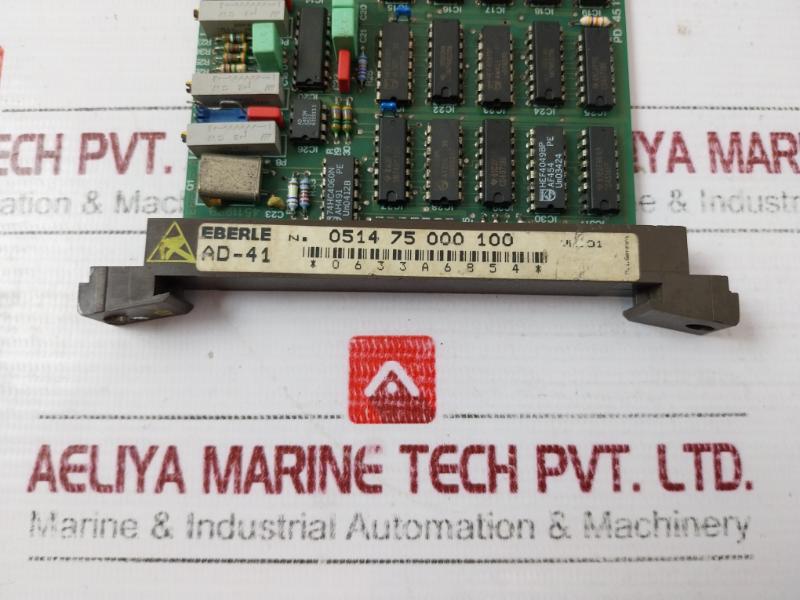 Eberle Ad-41 Analog Module, 051475000100, 451199b