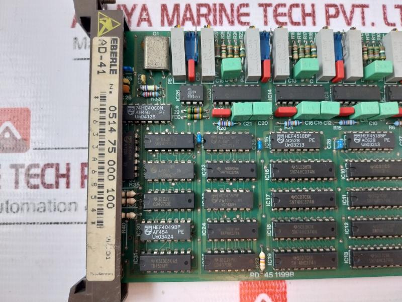 Eberle Ad-41 Analog Module, 051475000100, 451199b