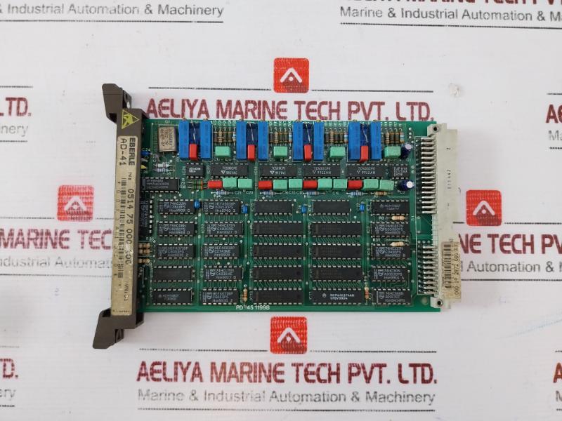 Eberle Ad-41 Input Module, Pd 45 1199B
