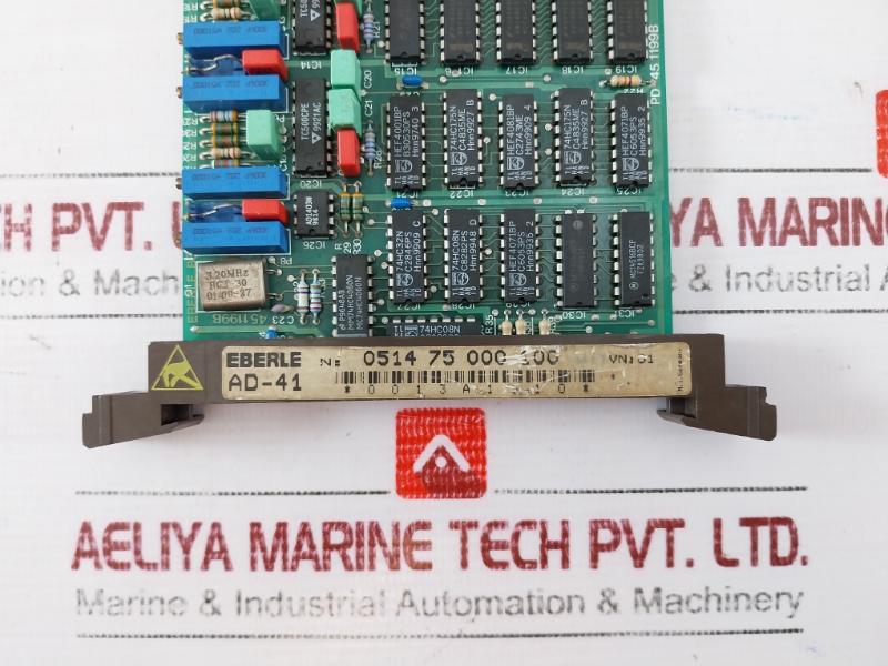 Eberle Ad-41 Input Module, Pd 45 1199B