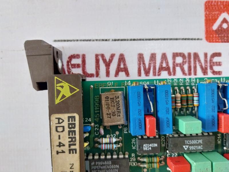 Eberle Ad-41 Input Module, Pd 45 1199B