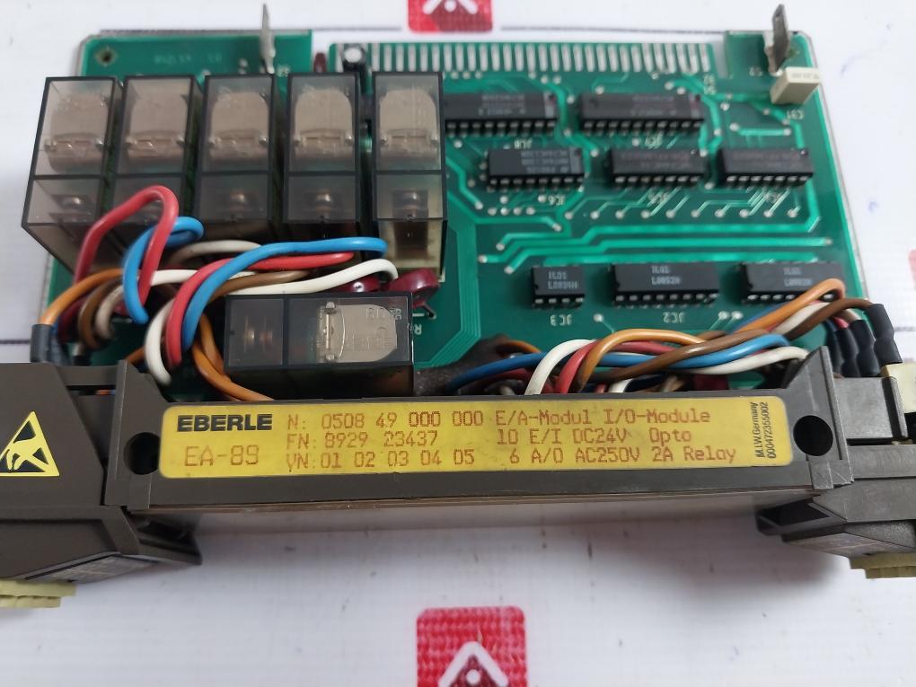 Eberle EA-89 Relay Module (E/A-Modul I/O-Module 6 A/O Ac250V 2A Relay)