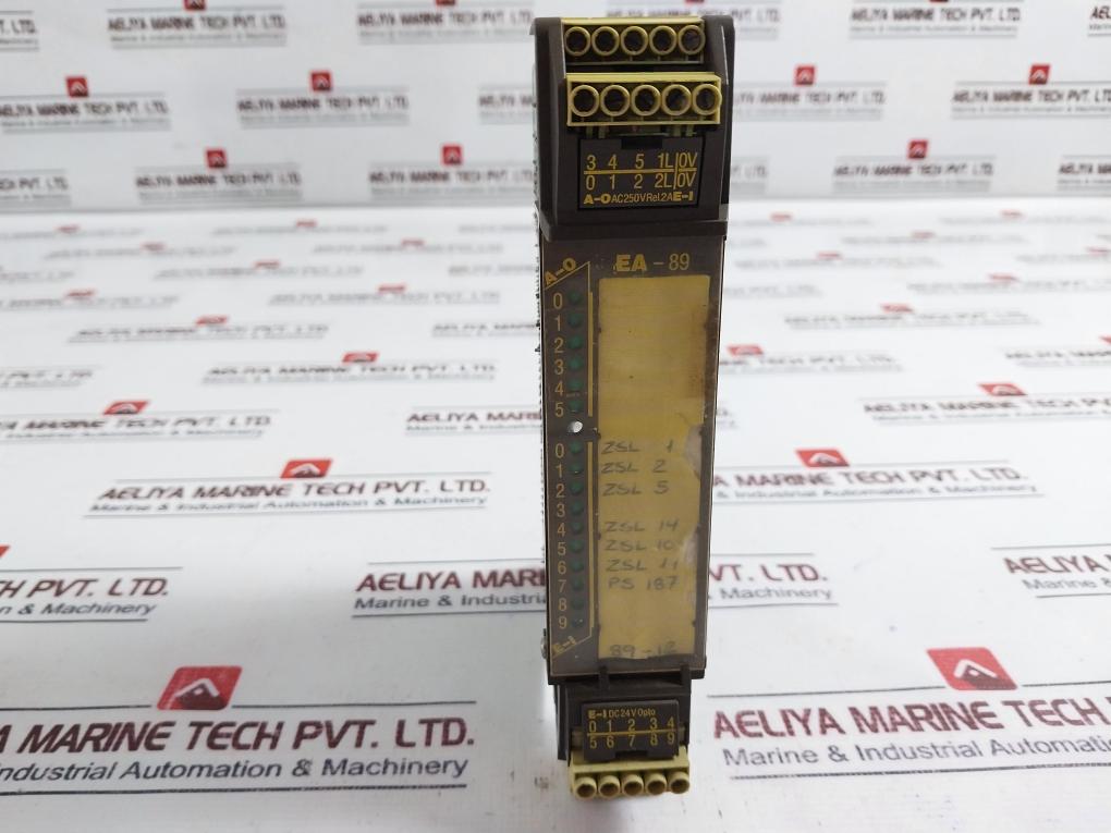 Eberle EA-89 Relay Module (E/A-Modul I/O-Module 6 A/O Ac250V 2A Relay)