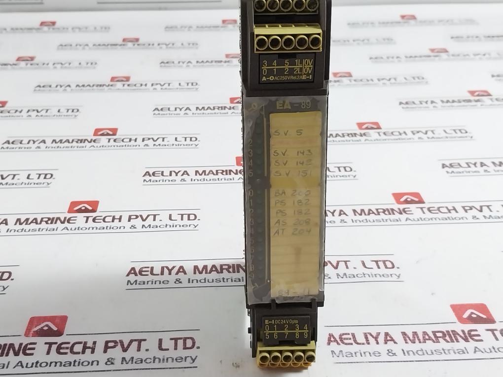Eberle EA-89 Relay Module (E/A-Modul I/O-Module 6 A/O AC250V 2A Relay) Used