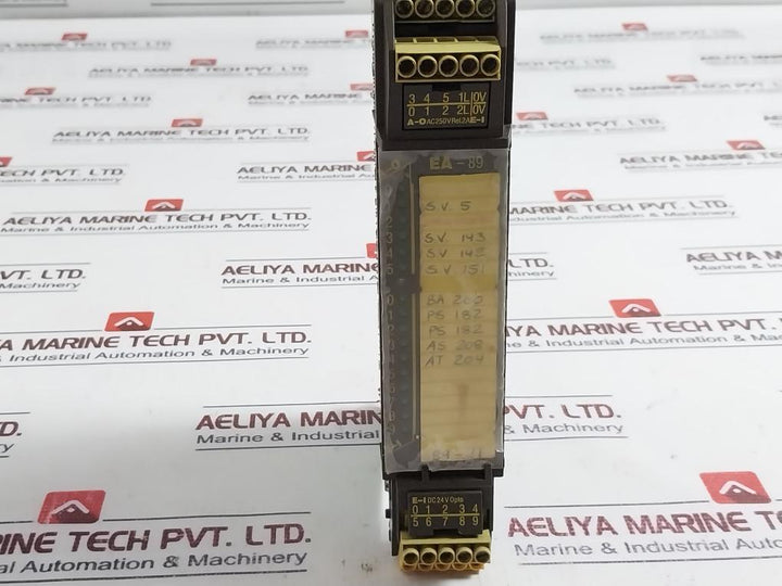 Eberle EA-89 Relay Module (E/A-Modul I/O-Module 6 A/O AC250V 2A Relay) Used