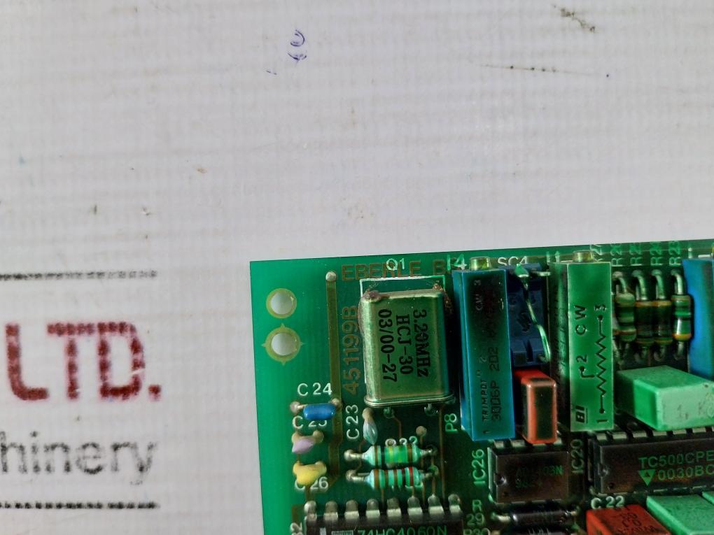 Eberle Pd 451199b Printed Circuit Board 107a 000 19 2972 200 0101