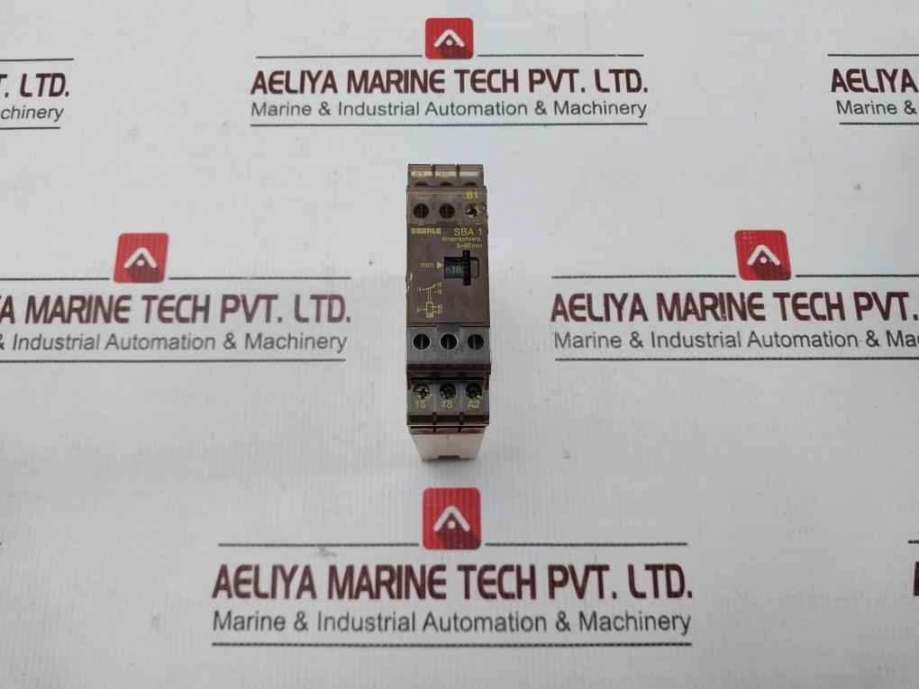 Eberle Sba-1 On Delay Time Relay 3-60 Min 220v Ac / 24v Uc 8a