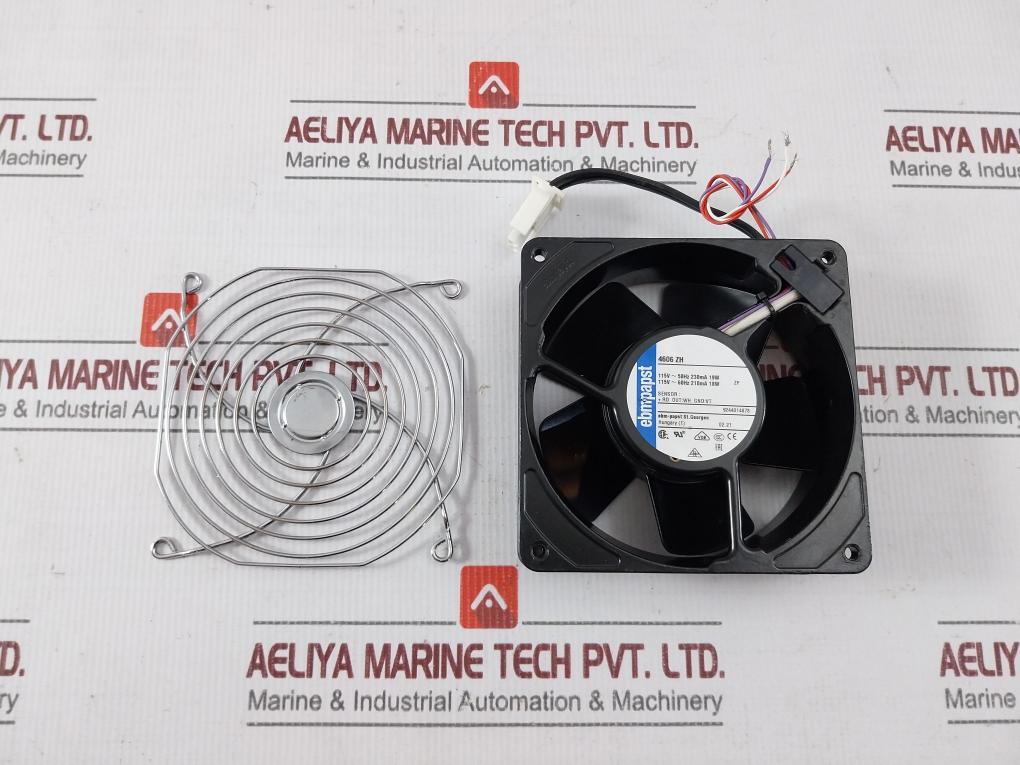 Ebm-papst 4606 Zh Ac Axial Cooling Fan 115V Ac 19W 50/60Hz