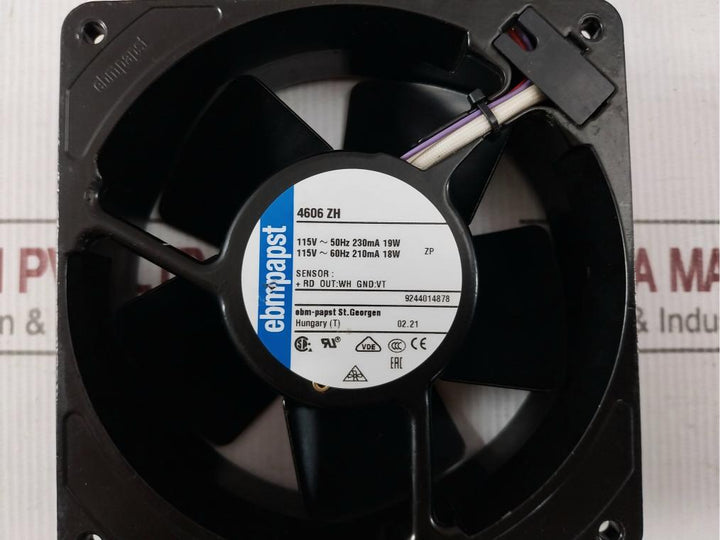 Ebm-papst 4606 Zh Ac Axial Cooling Fan 115V Ac 19W 50/60Hz