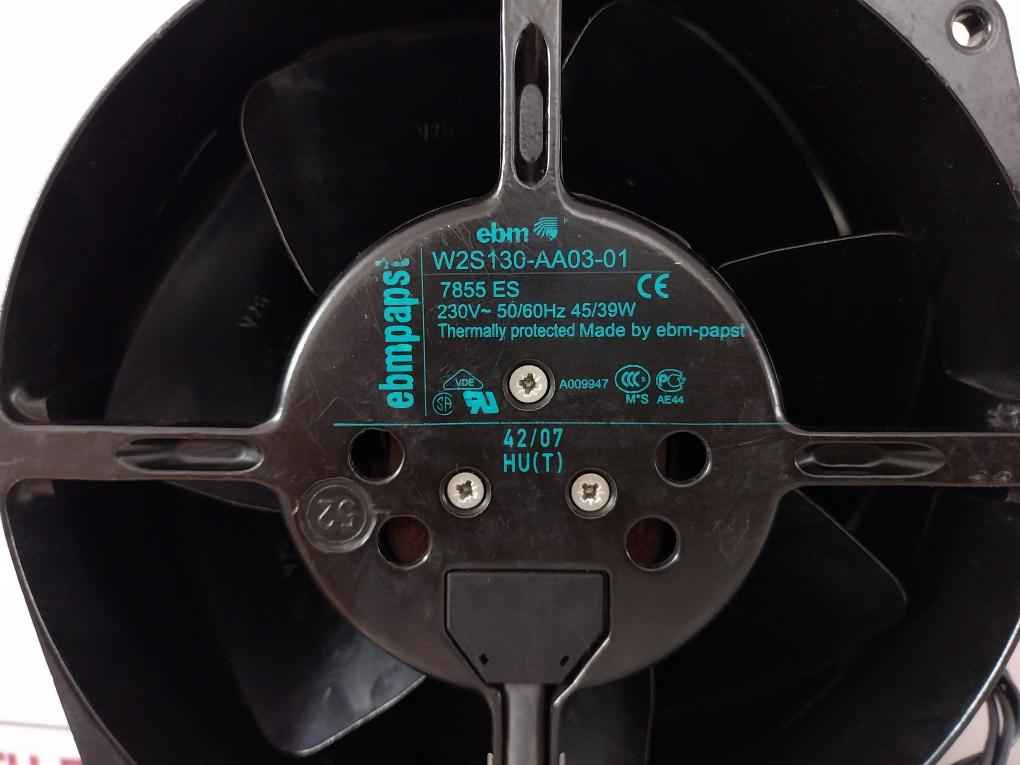 Ebm-papst W2S130-aa03-01 Ac Axial Fan 230V~ 50/60Hz 45/39W