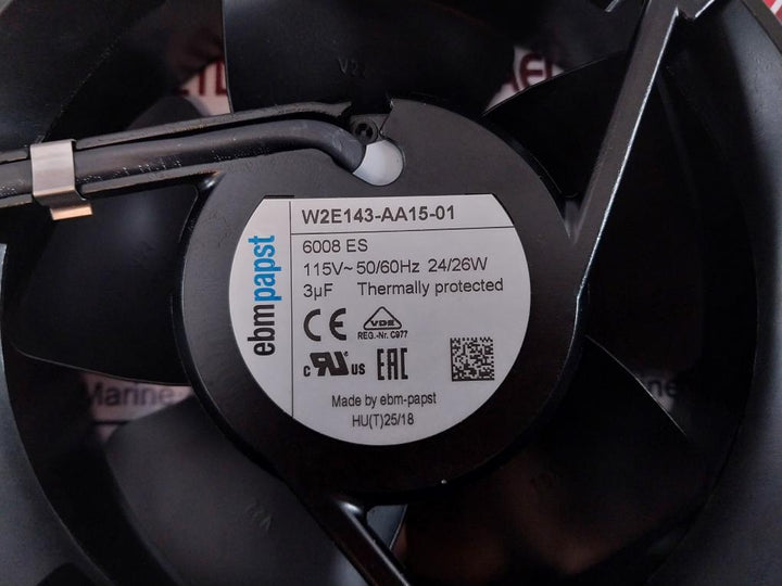 Ebm-Papst W2E143-AA15-01 Cooling Fan 115V 50/60Hz