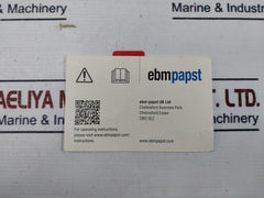 Ebm-Papst W2E143-AA15-01 Cooling Fan 115V 50/60Hz