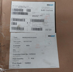Ebm-papst W3G910-ku25-03/F01 50/60Hz 380-480Vac Flow Fan W/ Air Coil