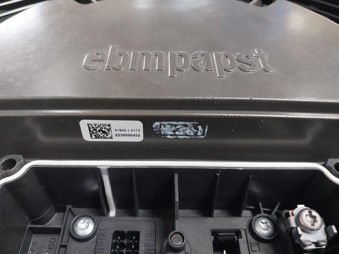 Ebm-papst Axial Fan With Fan Coil 380-480Vac 50/60Hz Part No. W3G910-ku25-03/F01