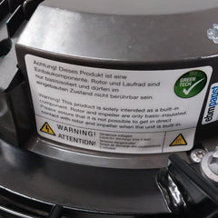Ebm-papst Axial Fan With Fan Coil 380-480Vac 50/60Hz Part No. W3G910-ku25-03/F01