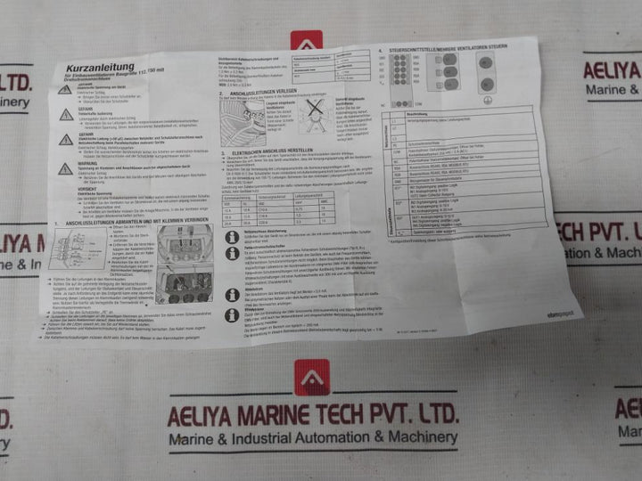 Axial Cooling Fan 50/60Hz 3.9A 2550W Brand Ebm-papst W3G910-ku25-03/F01