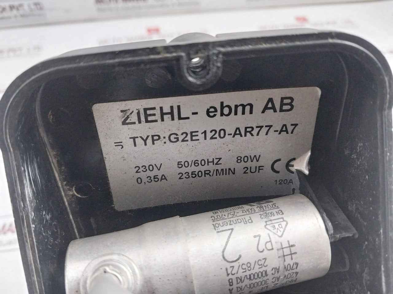 Ebm G2E120-ar77-a7 Centrifugal Fan Blower 80/100W 450Vdb 120A