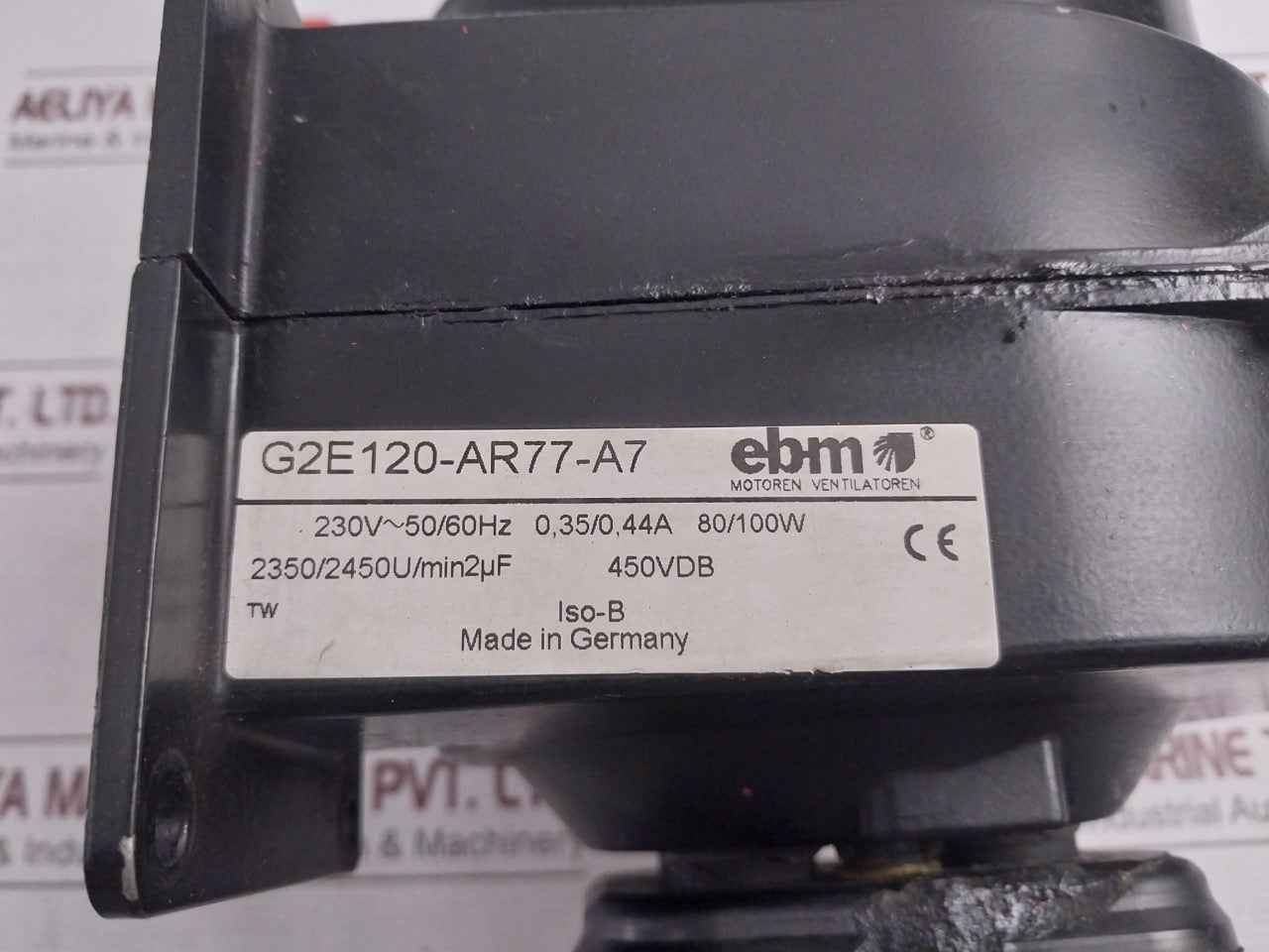 Ebm G2E120-ar77-a7 Centrifugal Fan Blower 80/100W 450Vdb 120A