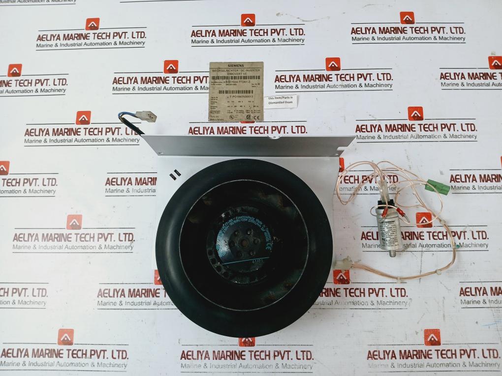 Ebm R2E190-ae77-b8 Centrifugal Cooling Fan With Capacitor E33.B48-500215