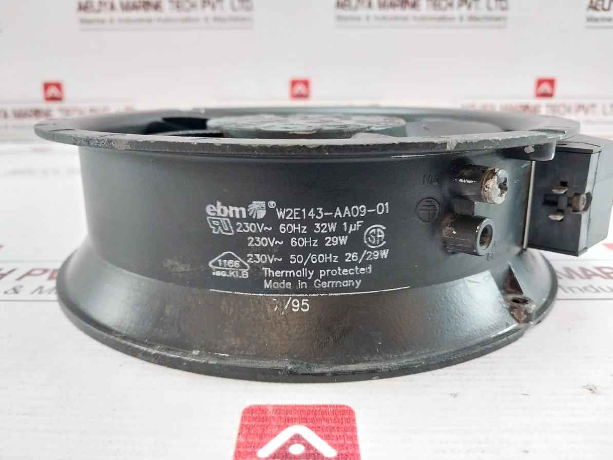 Ebm W2E143-aa09-01 Axial Cooling Fan 230V 60Hz 29W