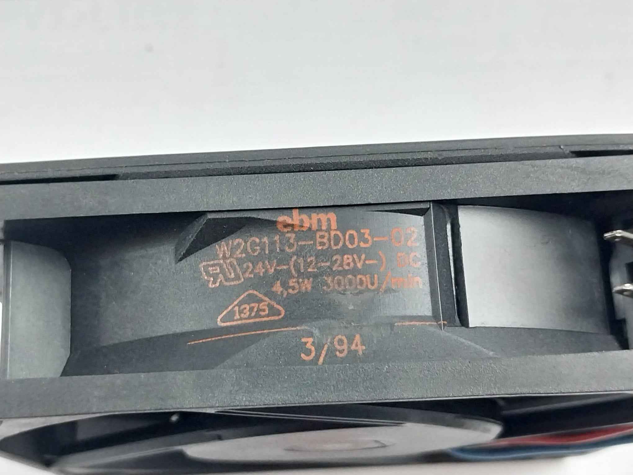 Ebm W2G113-bd03-02 Axial Fan 4,5W 3000V/Min 24V-(12-28V) Dc