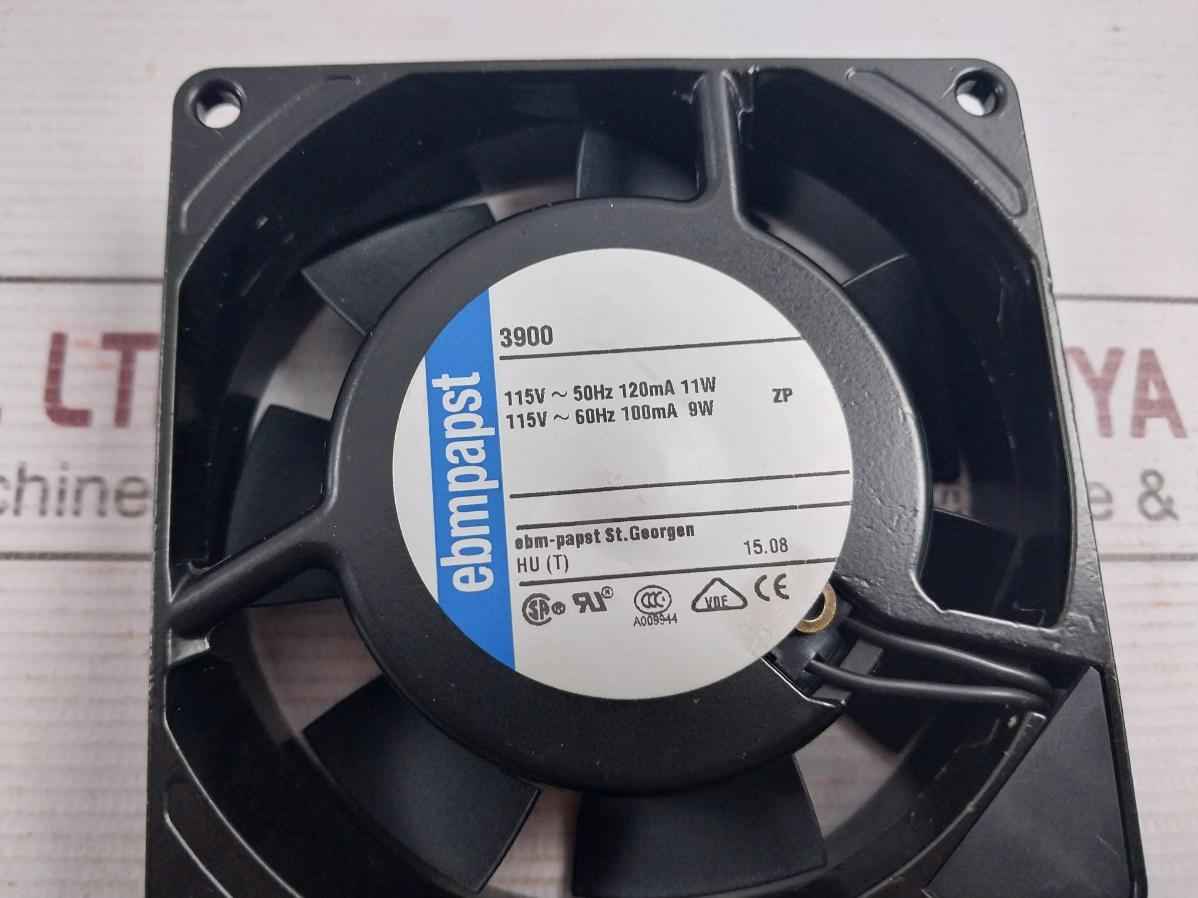 Ebmpapst 3900 Axial Fan A009944 115V ~ 50/60Hz