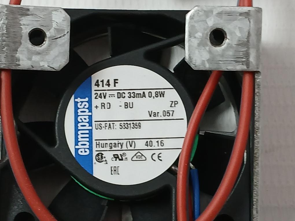 Ebmpapst 414F Axial Fan 24V Dc 33Ma 0.8W