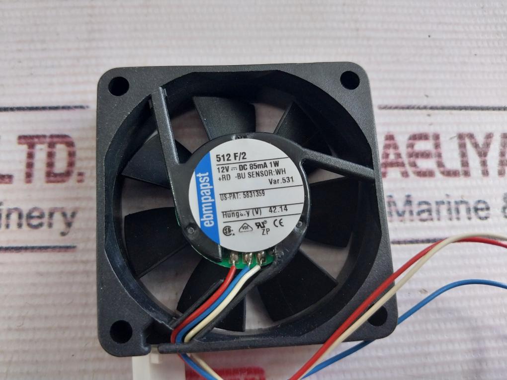 Ebmpapst 512 F/2 Cooling Fan Var 531
