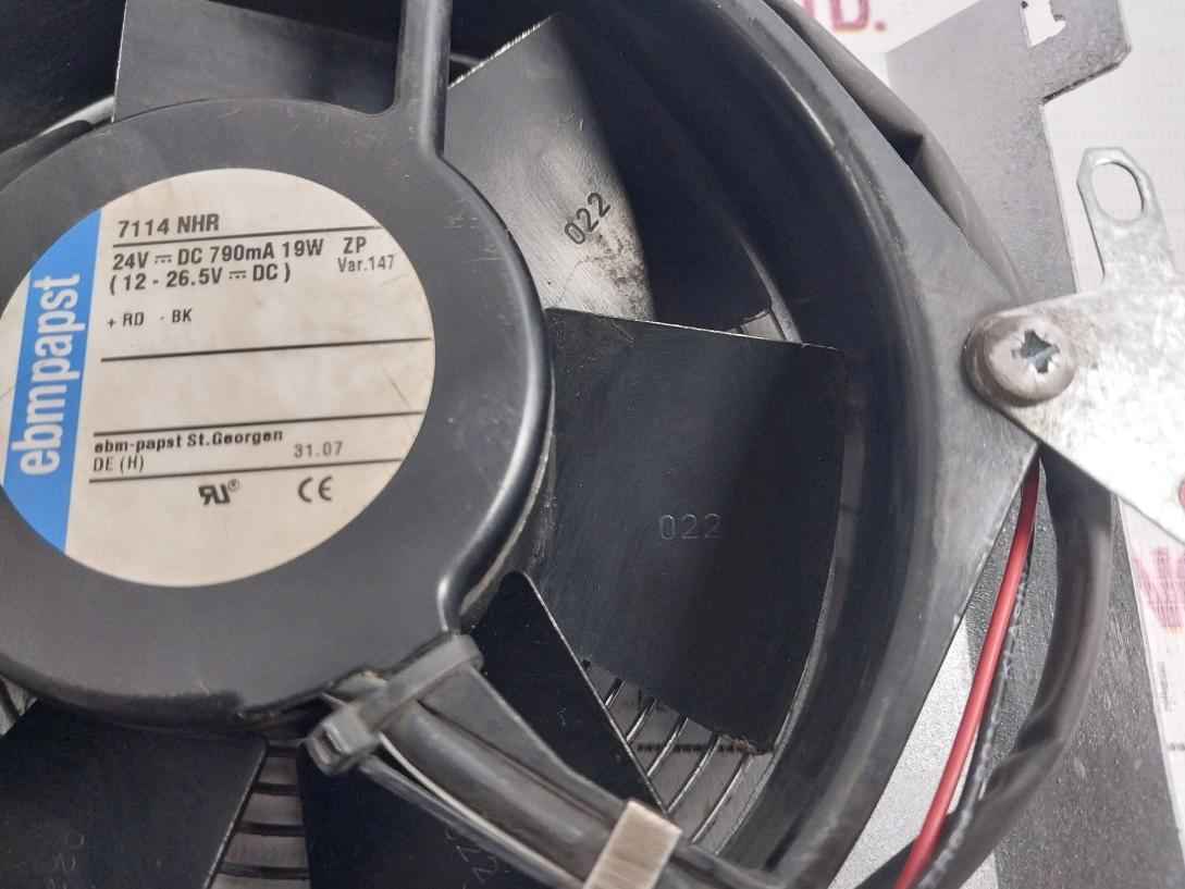 7114 Nhr Dc Axial Compact Fan 24V Dc 790Ma 19W