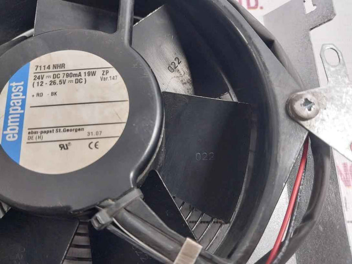 7114 Nhr Dc Axial Compact Fan 24V Dc 790Ma 19W