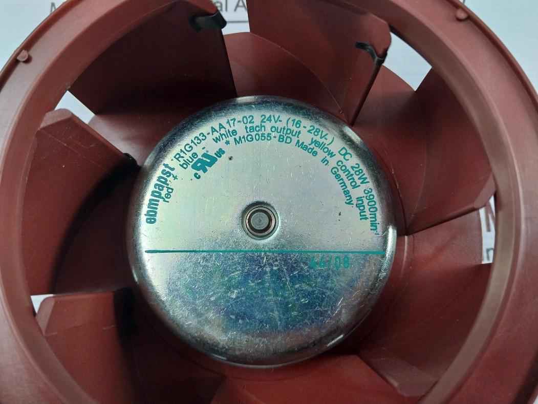 Ebmpapst R1G133-aa17-02 Centrifugal Fan Motorized Impeller 24V (16-28V-)