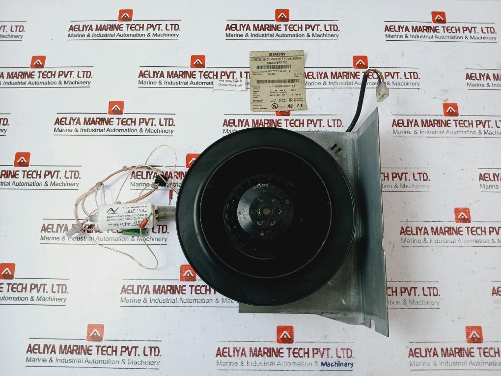 Ebmpapst R2E190-ae77-b8 Centrifugal Cooling Fan With Capacitor 1.27.4Ac2 Mkp