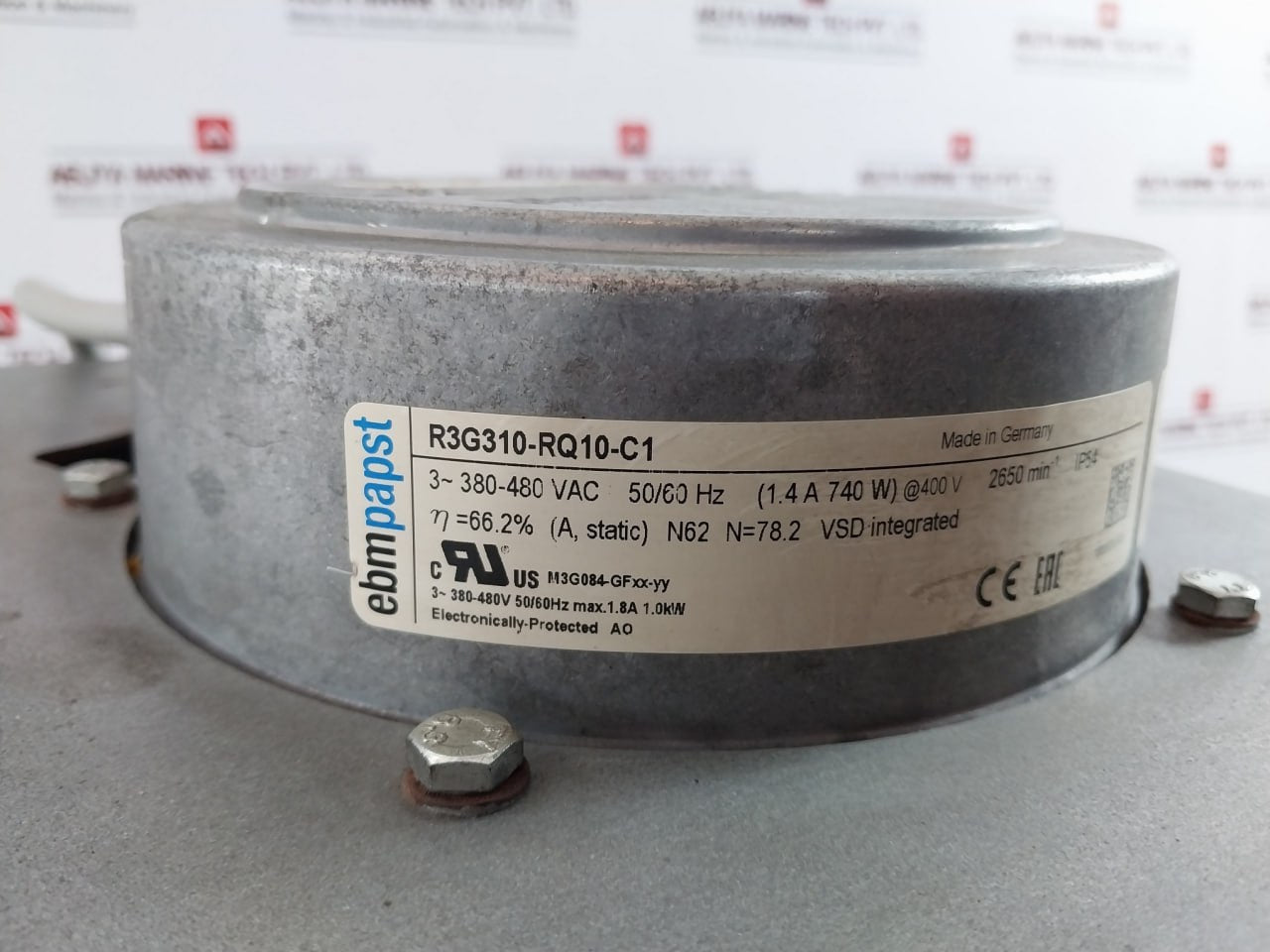 Ebmpapst R3G310-rq10-c1 Ec Axial Fan 380-480 Vac 50/60Hz