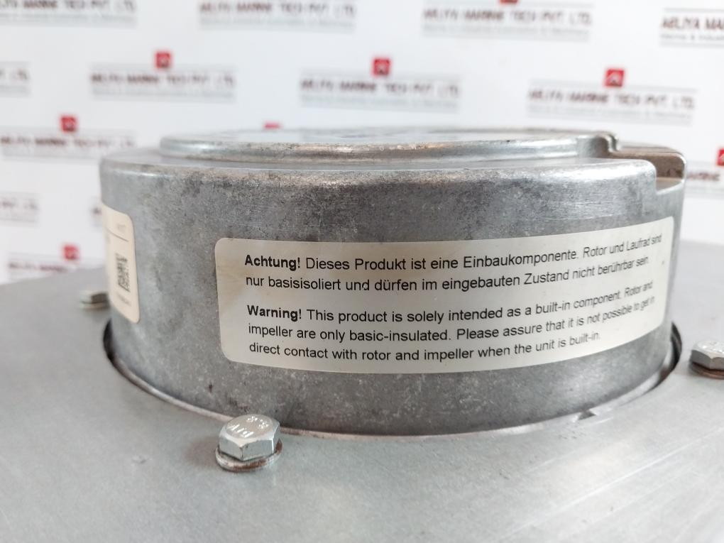 Ebmpapst R3G310-rq10-c1 Inducer Blower Motor 380-480 Vac 50/60Hz Ip54 1.8A 1.0Kw