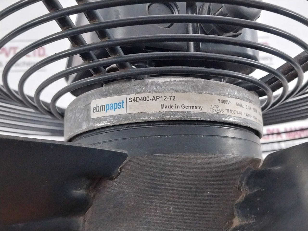 Ebmpapst S4D400-ap12-72 Axial Fan 460V~ 60Hz 0.5A 235W